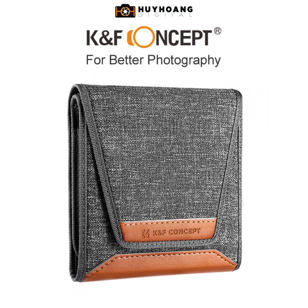 Túi đựng Filter K&F CONCEPT 3 ngăn kích thước tối đa 82mm