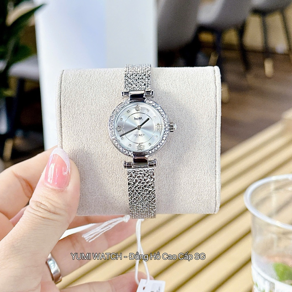 𝐋𝐢𝐤𝐞𝐚𝐮𝐭𝐡 𝐘𝐔𝐌𝐈 𝐖𝐀𝐓𝐂𝐇 Đồng Hôt Nữ YUMI KOACH Dây Đan Lụa Thép Không Gỉ Fullbox