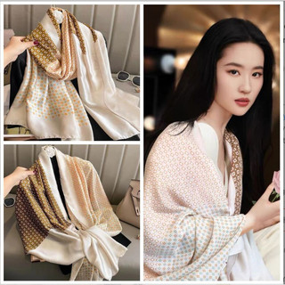  Khăn lụa dài 90x180cm cao cấp cho quý cô sang trọng 