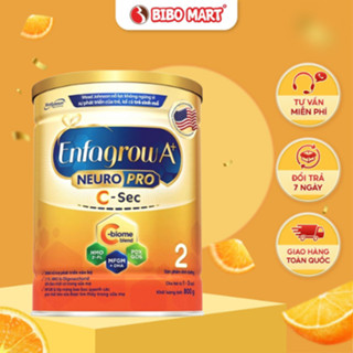  Sữa Enfamil A+ NeuroPro 2 C-Sec 800g Cho Bé Sinh Mổ Từ 1-3 Tuổi - Bibo Mart 