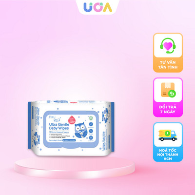 Khăn ướt cho bé Bzu Bzu dịu nhẹ không mùi (30 tờ/80 tờ - Gói)