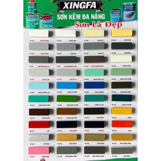 Sơn sắt mạ kẽm 1 thành phần XINGFA ( lon 2.7kg) đủ màu./.