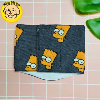 TÃ VẢI SIMPSON QUẤN BỤNG CHO CÚN ĐỰC