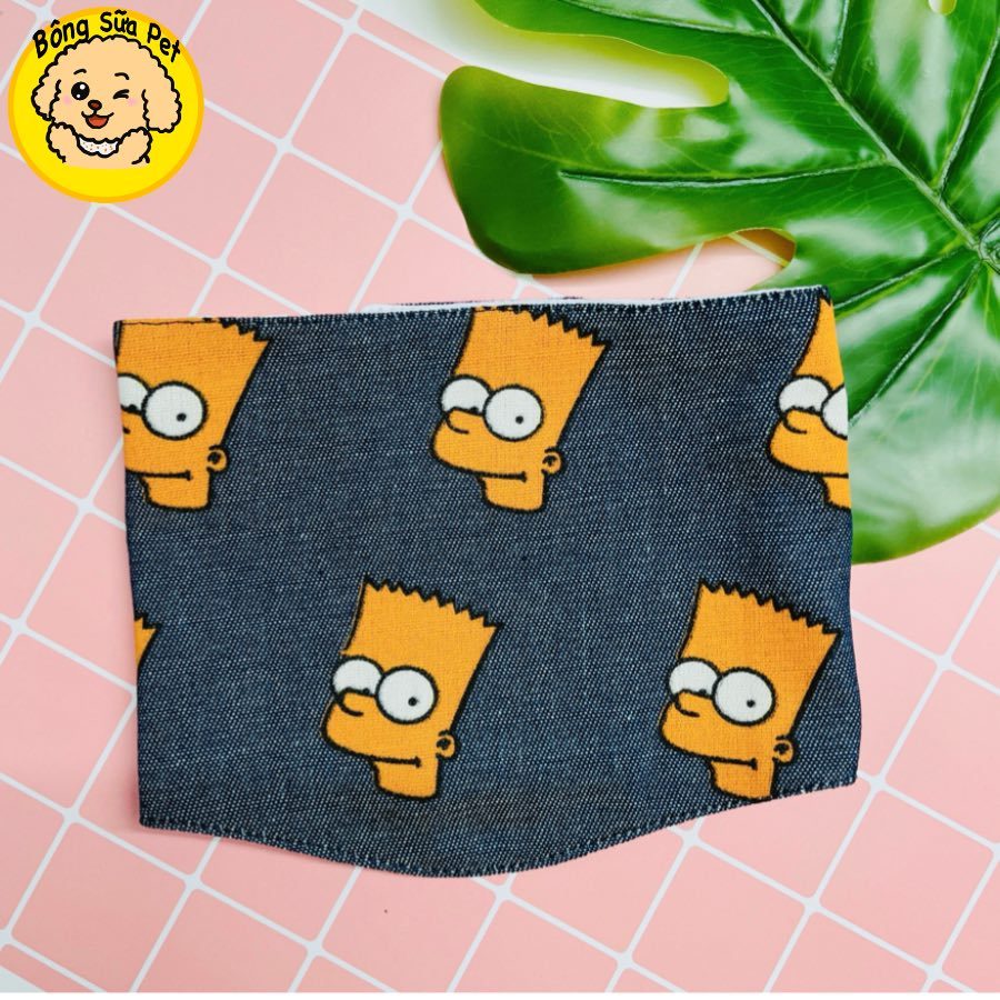 TÃ VẢI SIMPSON QUẤN BỤNG CHO CÚN ĐỰC