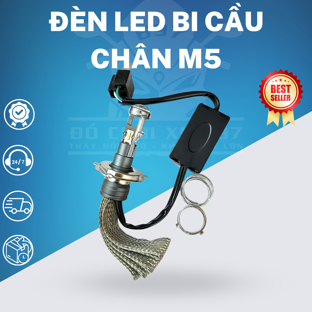 Đèn pha led bi cầu M5 dành cho các dòng xe đời cũ