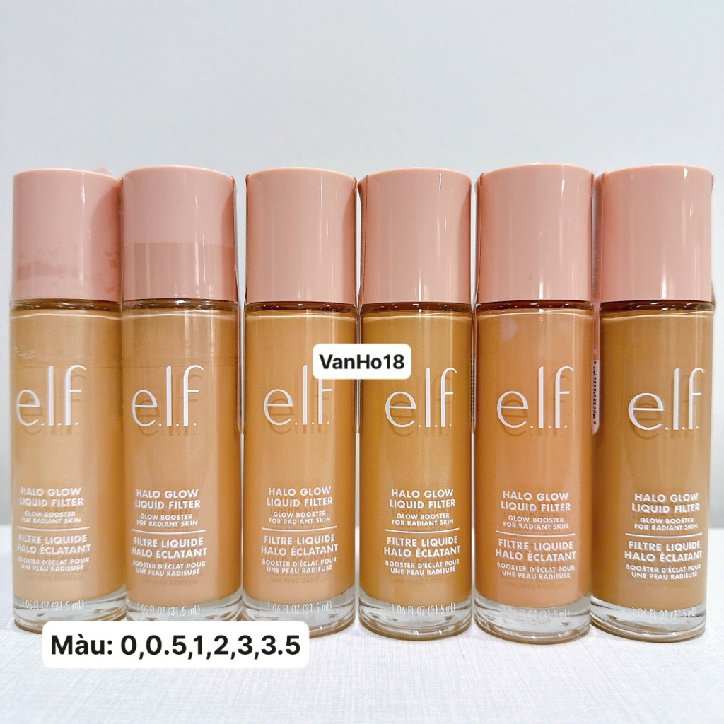   Đã bán trên 600 chai  Kem nền elf 3 in 1  kem nền kem lót highlighter  e.l.f. Halo Glow Liquid Filter 31.5ml 