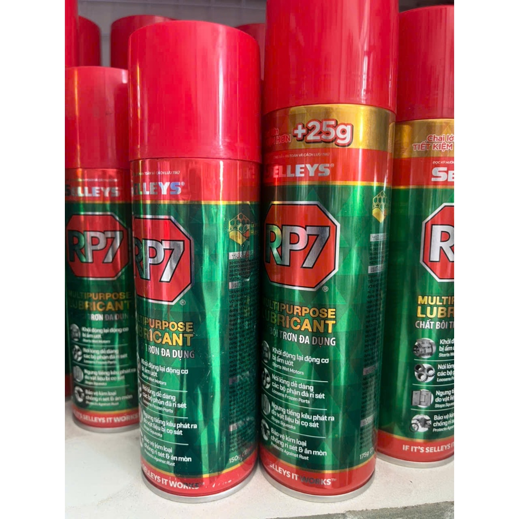 Xịt chống rỉ xét RP7 CHÍNH HÃNG 350G/175G/150G Selleys - Bình Xịt Dưỡng Sên, Bôi Trơn, Vệ Sinh Sên