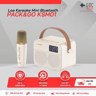Bộ Loa Mic Karaoke Mini Bluetooth PACK&GO KSM01 - Góc Auido