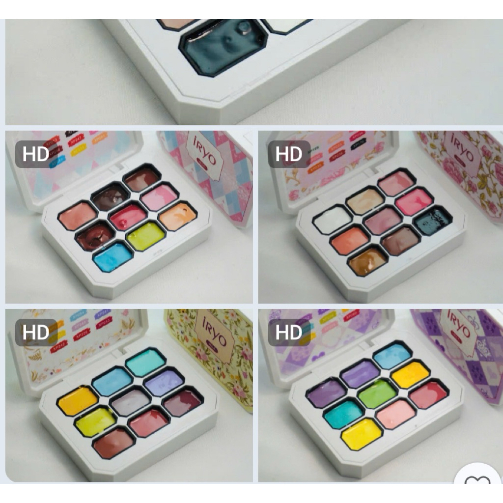 (HUAXI ) set dặm ombre 9 màu huaxi set màu vẽ nail dặm ombre