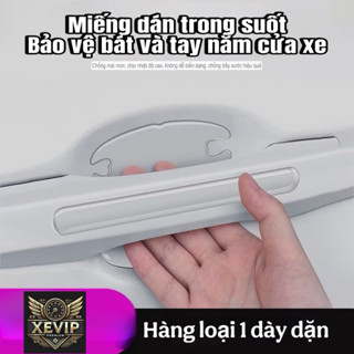 Bộ Miếng Dán Bảo Vệ Tay Nắm & Bát Cửa Ô Tô Trong Suốt (8 Miếng)