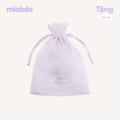 [Quà tặng] Túi lụa tím Mialala