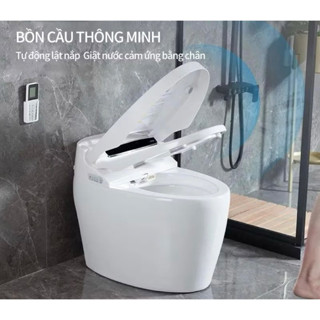 Bồn cầu thông minh Xiaomi 502ZS Kết nối APP MiHome phiên bản tiếng Việt Toilet Bệ xí Bồn Tiêu cảm ứng tự động hoàn toàn