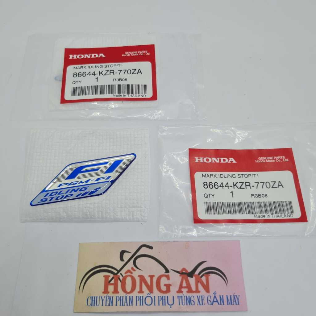 Tem Chữ Fi, Idling Stop AB Air Blade 2016 - 2019, SH 2017 - 2019, Lead 2017 - 2021 86644-KZR-770ZA