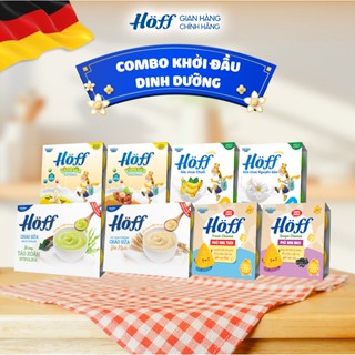 Combo Khởi Đầu Dinh Dưỡng - Sữa Chua, Váng Sữa, Cháo Sữa, Phô mai tươi HOFF cho bé ăn dặm 4 Lốc
