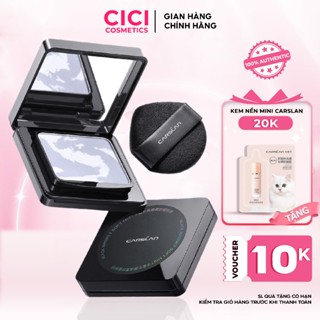 Phấn Nén trang điểm CARSLAN lâu trôi kiềm dầu 24 giờ Che Phủ Tốt Nhỏ Gọn Tiện Lợi Vỏ Nam Châm 8g