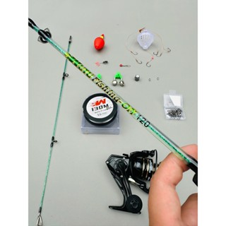  Combo Cần Đặc WuTu Fishing - ON Đầu Pu Chống Xoắn Máy AC Kèm Phao,Lưỡi Trùm,Dây... ON - AC 