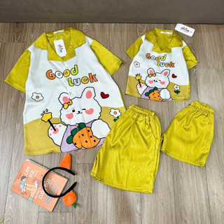 set lụa đùi mẹ va bé ( có tách lẻ )- có sz 8-65kg ảnh chụp thật
