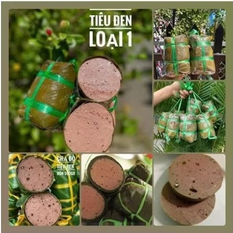 CHẢ BÒ TIÊU ĐEN.Đòn 500g(giao hỏa tốc)