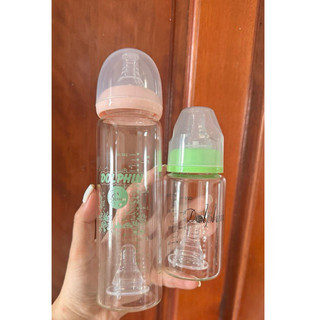 Bình sữa thuỷ tinh Dolphin cổ hẹp 120ml/240ml