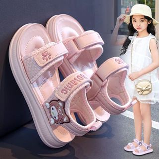 Dép sandanl bé gái hàn quốc dép quai hậu cho bé gái từ 3 đến 12 tuổi_ TT02