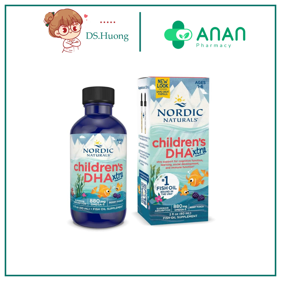 Siro DHA Baby Hộp 60ml Nordic Naturals