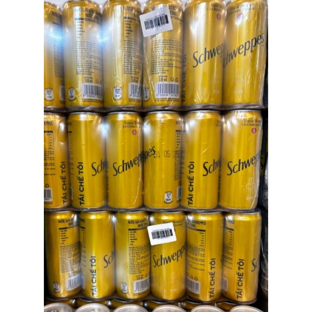 [ Hỏa tốc ] Thùng Tonic water schweppes 330ml x 24 lon