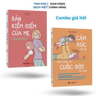 Sách - Combo Cảm Xúc Của Mẹ Ảnh Hưởng Tới Cuộc Đời Của Con + Bản Kiểm Điểm Của Mẹ - NXB Văn Học