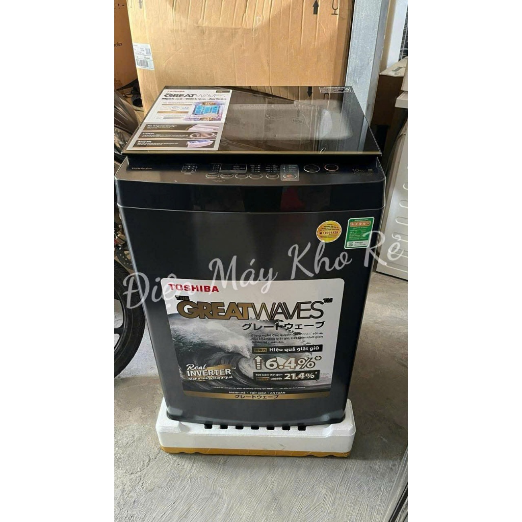Máy giặt Toshiba Inverter 10 kg AW-DM1100PV(KK) - Điện Máy Kho Rẻ