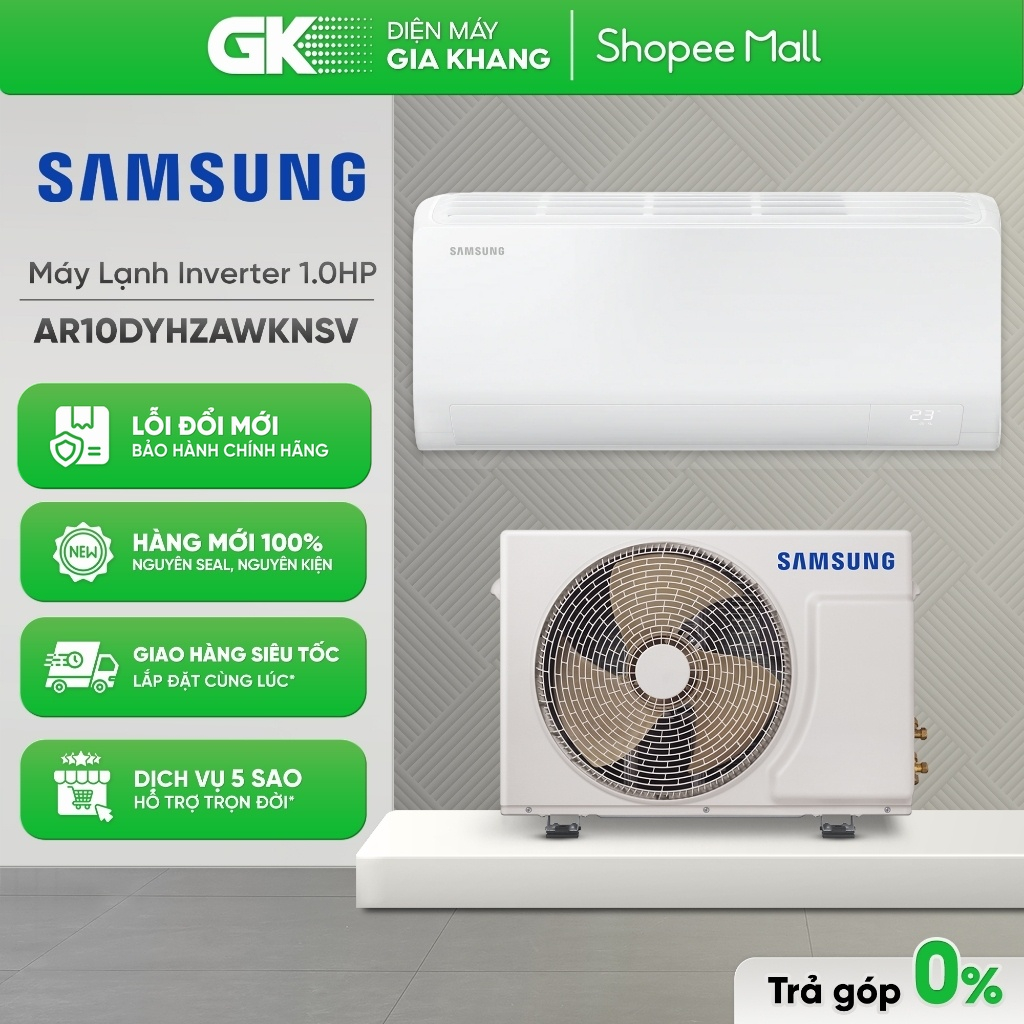 AR10DYHZAWKNSV | AR13DYHZAWKNSV - Máy Lạnh Inverter SAMSUNG [Toàn Quốc]