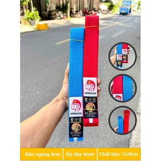 Đai Karate Thi Đấu Fujido cao cấp (Kata - Kumite) - Giá SHOCK, chất liệu cotton cao cấp