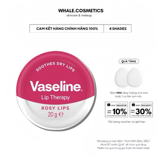 Son Dưỡng Môi Hộp Thiếc Vaseline Lip Therapy Petroleum Jelly 20g