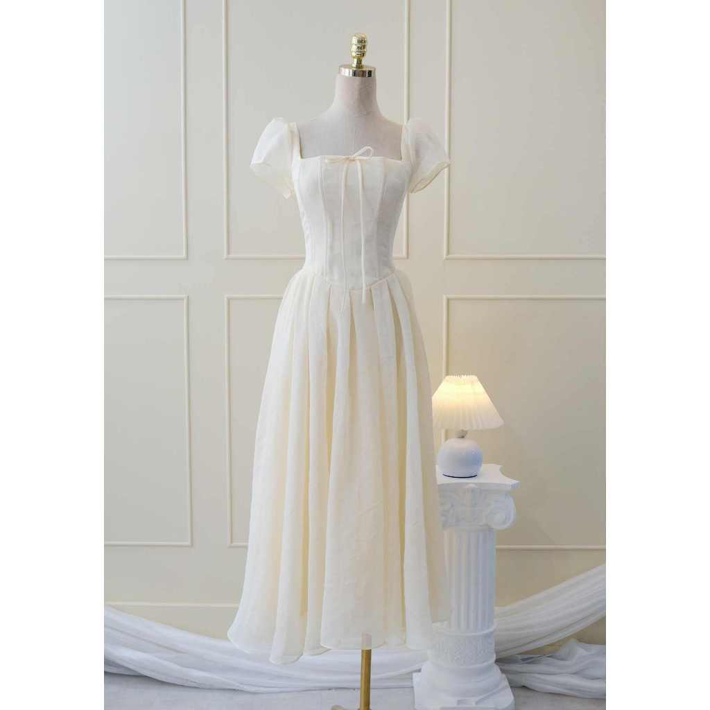 TIELA Đầm váy trơn dài -Snowwhite Dress | BigBuy360 - bigbuy360.vn