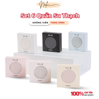 Set 6 Quần Lót Nữ Su Thạch Băng Lụa Tàng Hình Không Lộ Viền Trong Hộp Mini Đáy Kháng Khuẩn Nali do lot gia si 339