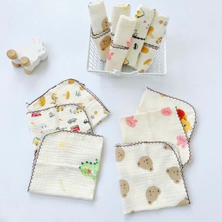 5 Chiếc Khăn Sữa , Khăn Xô Sợi Tre Cao Cấp 2 Lớp Muslin 30×30cm - Mẹ Mít