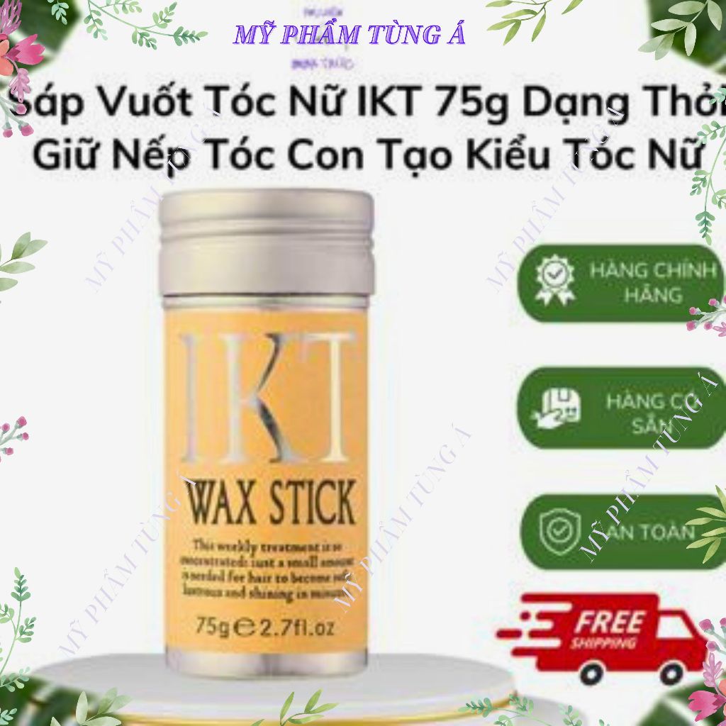 Sáp Vuốt Tóc IKT Wax Stick 75g – Giữ Nếp Tóc Con Gọn Gàng, Hiệu Quả-TÙNG Á