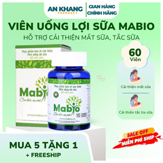 Viên Uống Lợi Sữa Mabio – Tăng Tiết Sữa, Gọi Sữa Nhanh, Ngăn Ngừa Tắc Tia Sữa