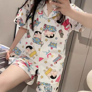  Set đồ bộ ngủ nữ mặc nhà ulzzang pijama K004  có ảnh thật  