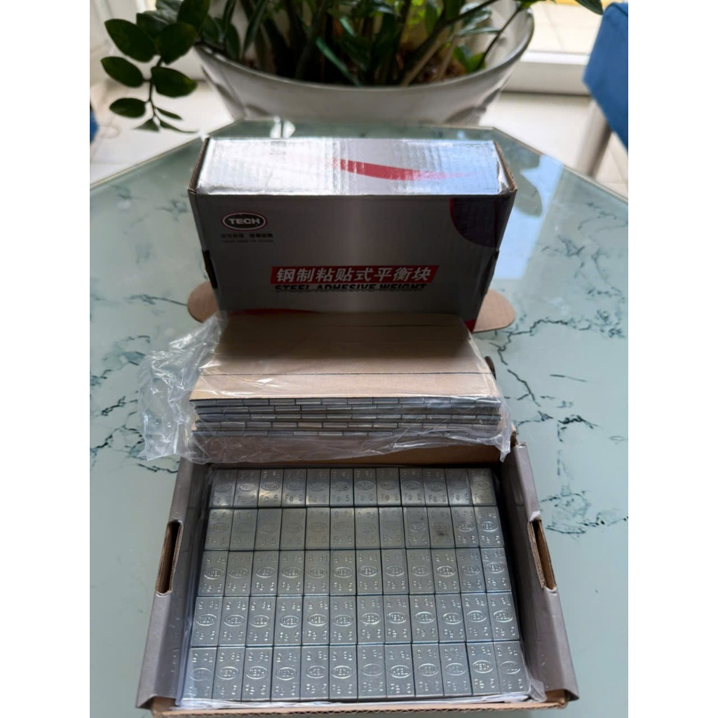 CHÌ CÂN MÂM, CHÌ Ô TÔ 5+10g, bịch 3kg chì dán cân mâm ô tô, chì cân mâm 5+10gTech MD1