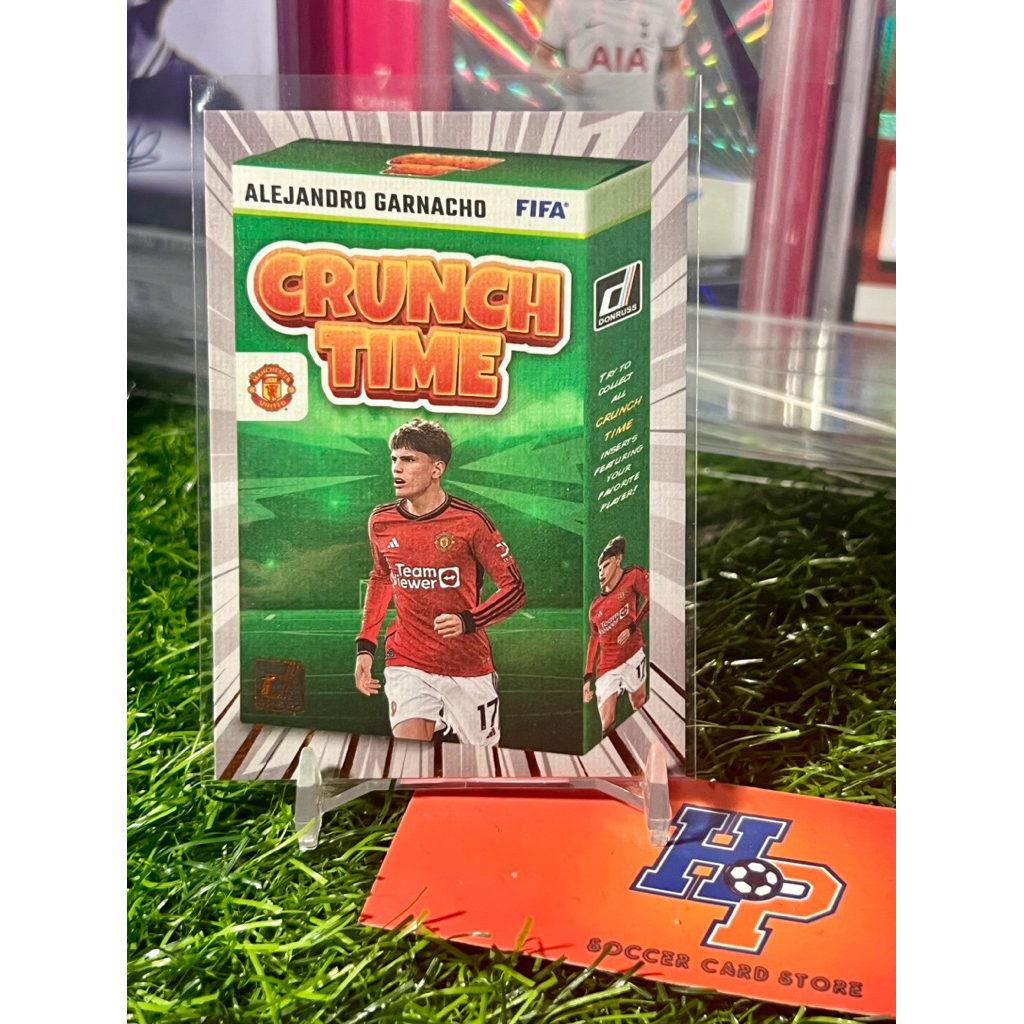 Thẻ bóng đá Garnacho Crunch Time Panini Donruss 2023/24