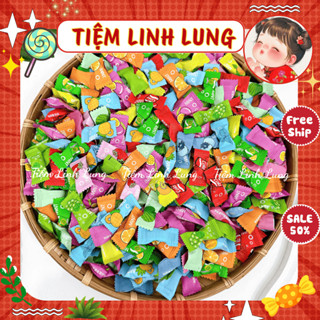 (100G MIX) Kẹo viên ngậm Vitamin c vị bạc hà mát lạnh nhiều hương vị dạng viên sữa