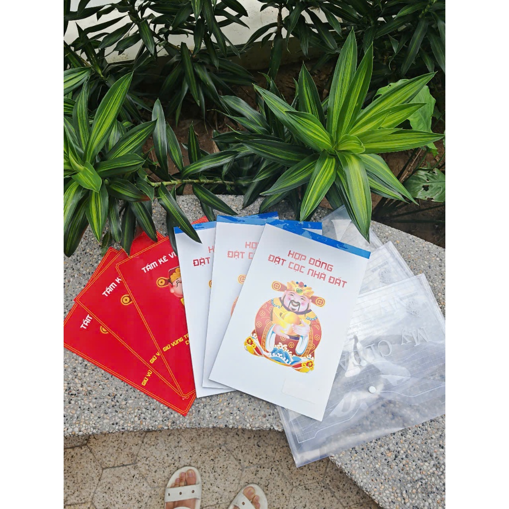 [SIÊU SALE] 3 SỔ ĐẶT CỌC nhà đất Thần Tài loại 3 liên - MẪU MỚI NHẤT 2025