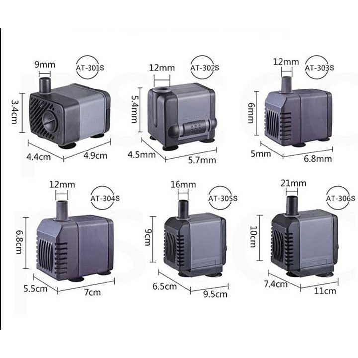 🐠 Máy bơm Atman 301s / 302s / 303s / 304s / 305s / 306s
