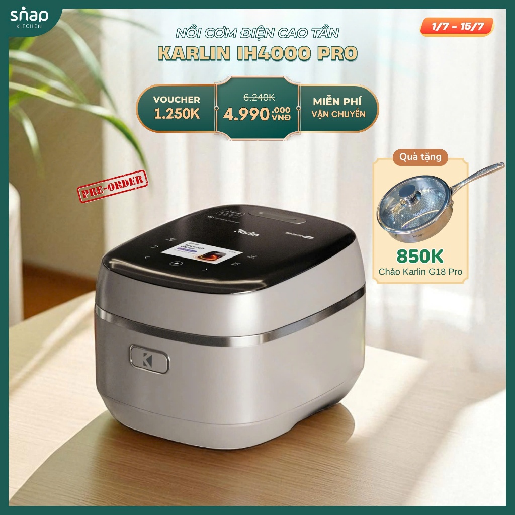 Nồi Cơm Điện Cao Tần KARLIN IH4000 PRO