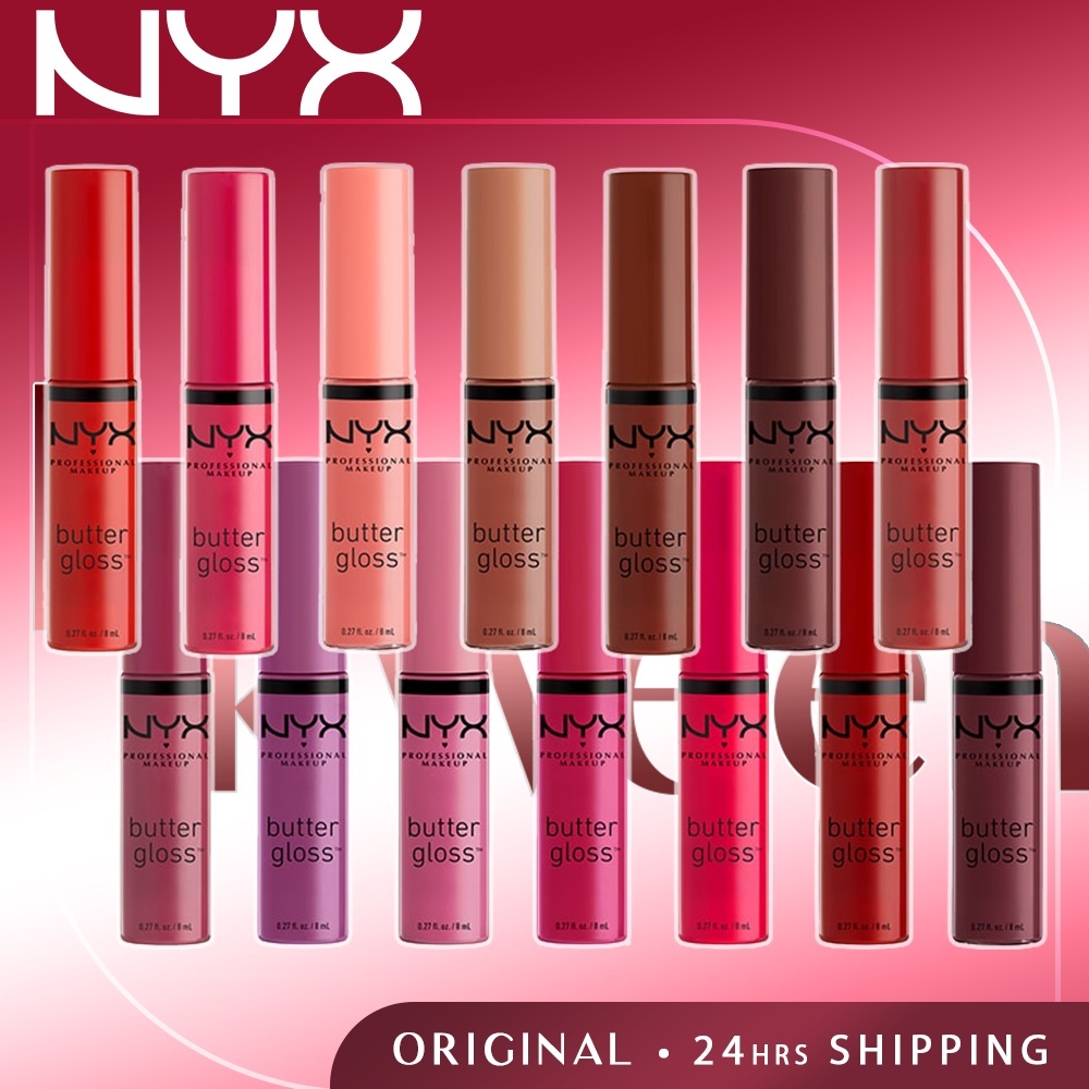 [Bill US]  Son bóng căng mọng môi NYX BUTTER GLOSS MINT MELT GLOSS