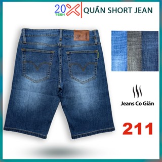  Quần short jean nam chất bò TÚI XÉO LOẠI XỊN bền màu không phai co giãn tốt TẬN XƯỞNG cao cấp VNO129 