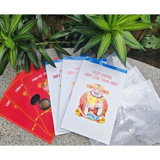 [COMBO] 1 SỔ ĐẶT CỌC NHÀ ĐẤT 2026 + 1 MỰC LĂN TAY