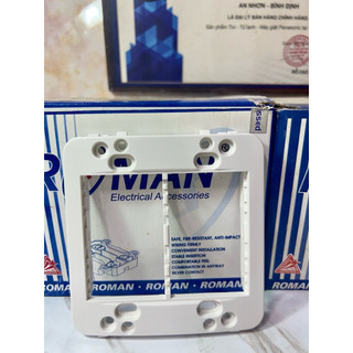 Mặt nạ bảng điện ROMAN mặt đôi 6 lỗ, SUNMAX 2 lỗ