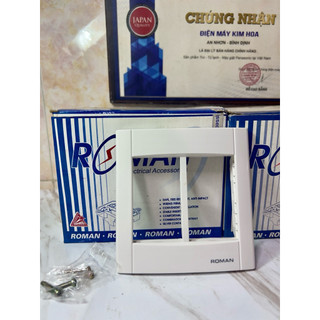 Mặt nạ bảng điện ROMAN mặt đôi 6 lỗ, SUNMAX 2 lỗ