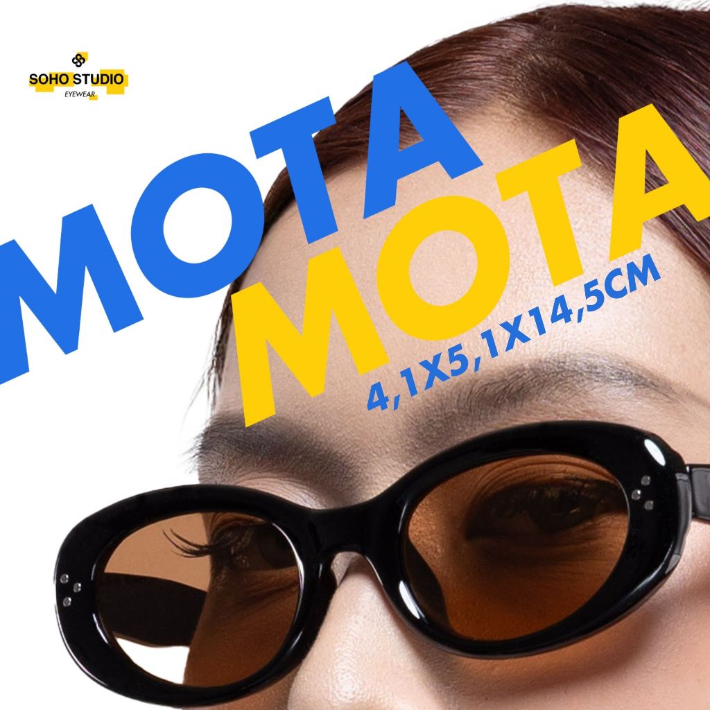 [3 MÀU] Kính mát MOTA 2024 form oval Soho Studio thiết kế mới, xu hướng Mắt Kính Nữ