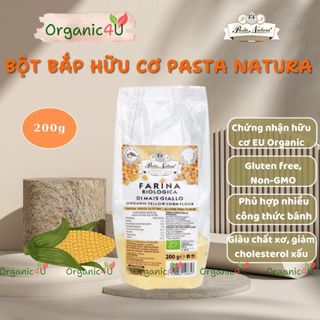 HSD 11.12.25 Bột Bắp Hữu Cơ PASTA NATURA 200g Organic Yellow Corn Flour